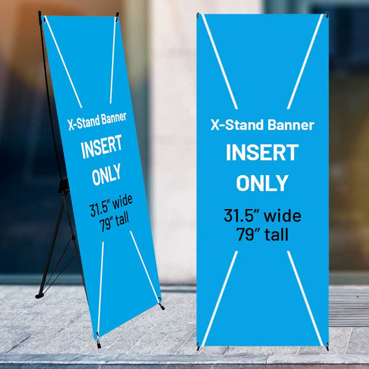 X Stand Banner Replacement