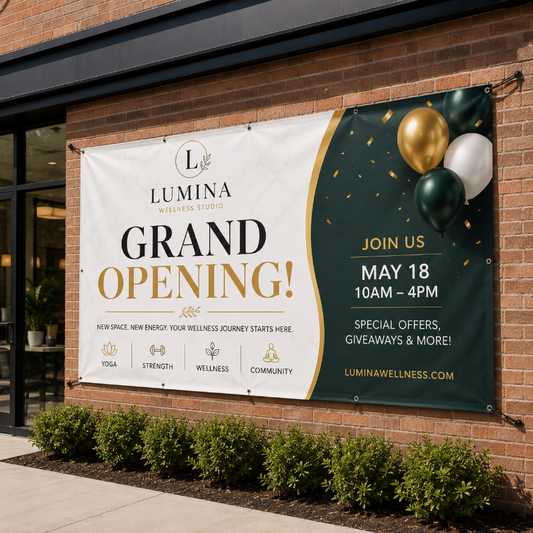 local dallas vinyl banner