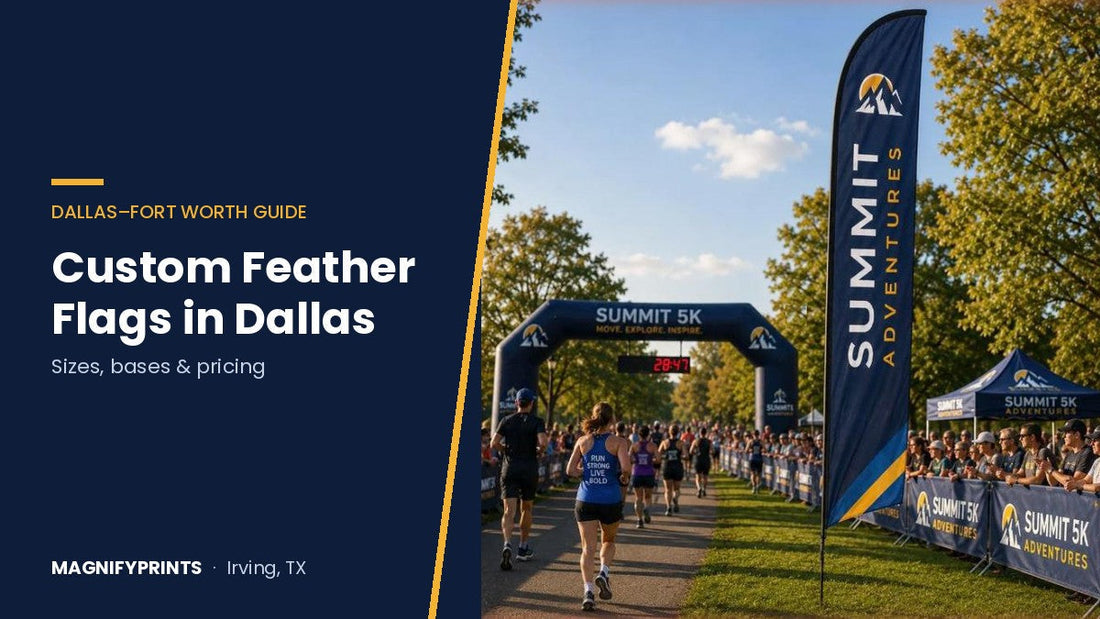 Custom Feather Flags in Dallas: Sizes, Bases & Pricing