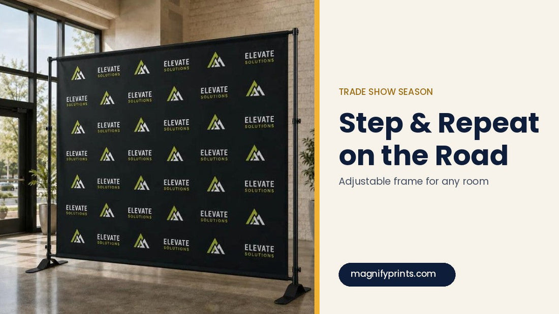 Step and Repeat Backdrops for Conferences and Traveling Press Walls