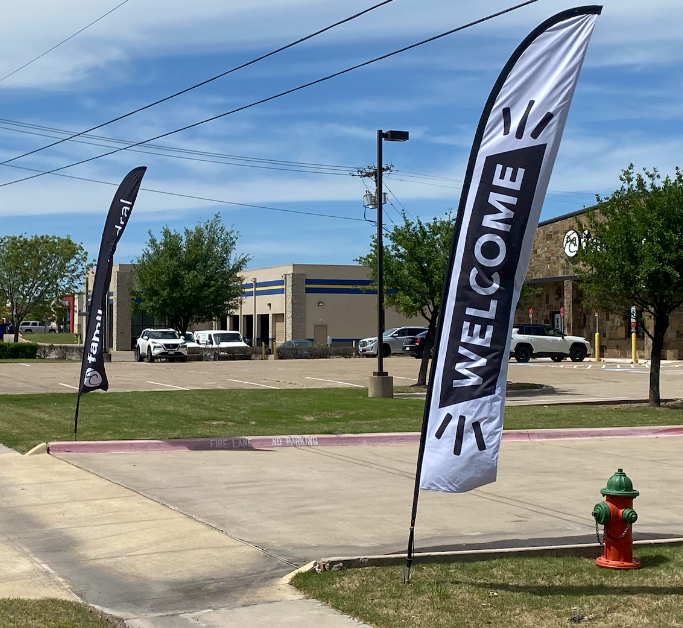 dallas feather flag