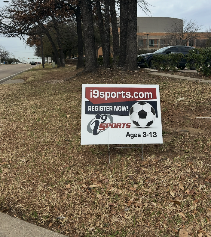 sporting event signage