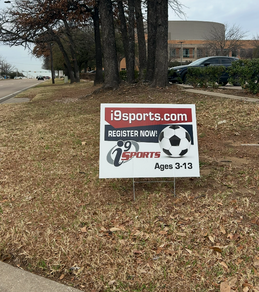 sporting event signage