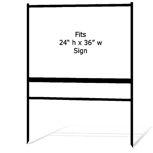 2ft x 3ft Metal Yard Sign