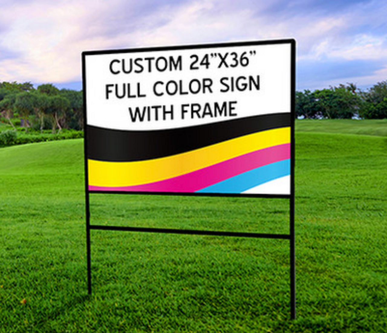 2ft x 3ft Metal Yard Sign