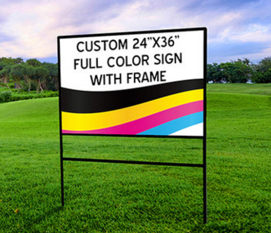 2ft x 3ft Metal Yard Sign