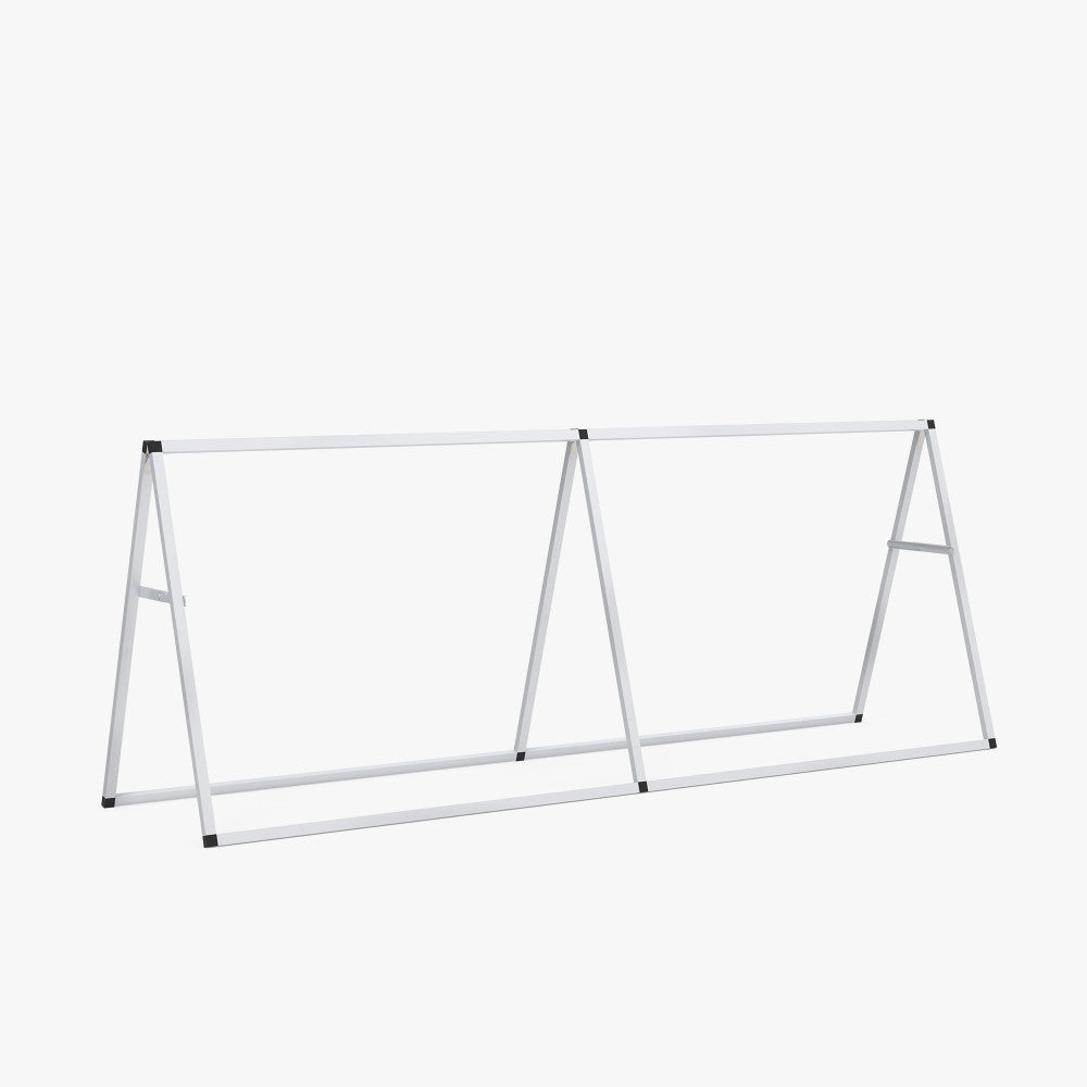 tool free aluminum banner frame