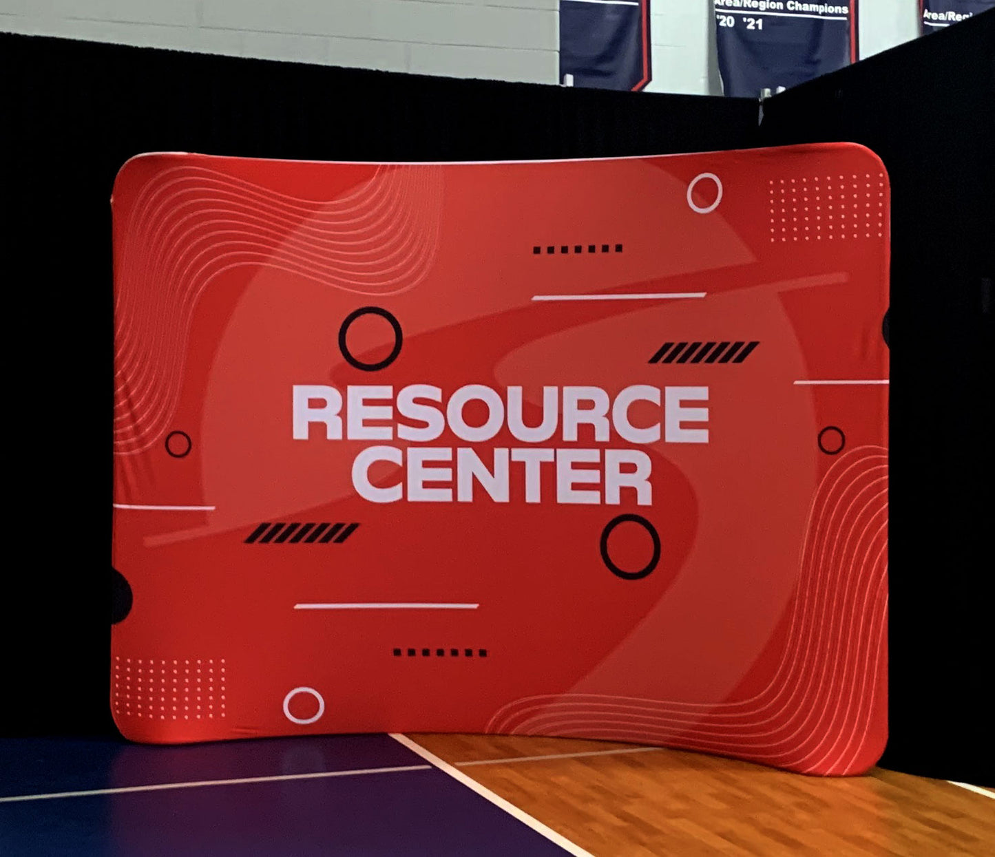 Custom Tension Backdrop Display - Curve