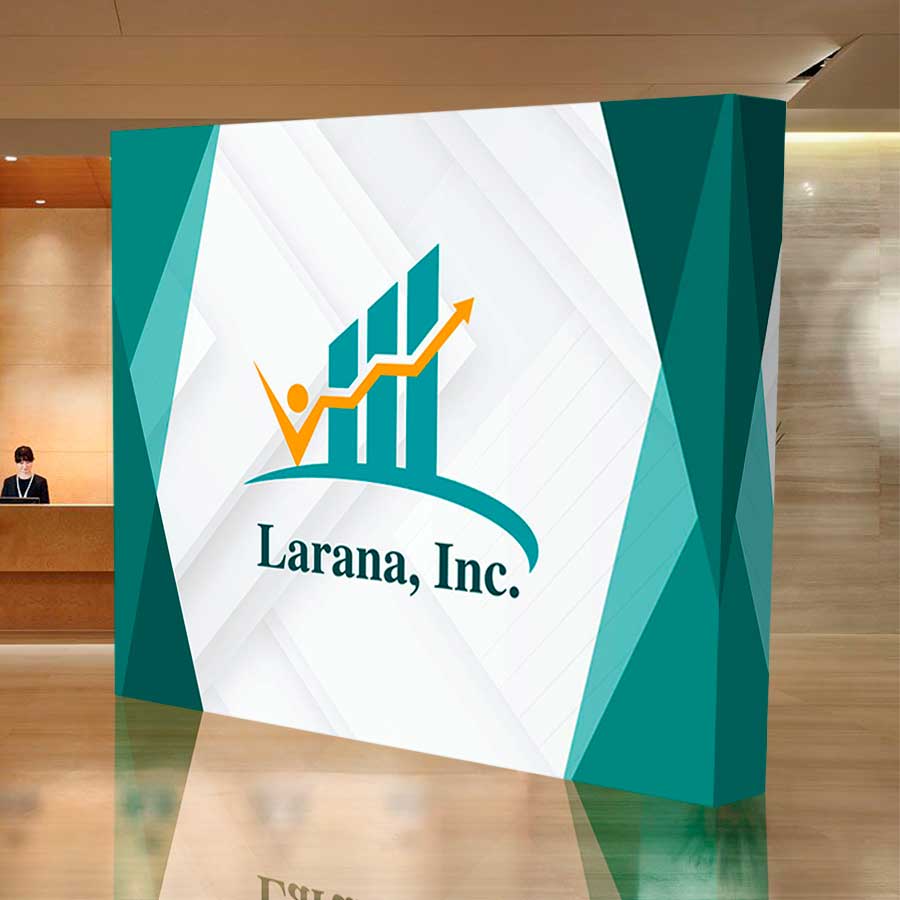 Pop Up Velcro Display - Straight