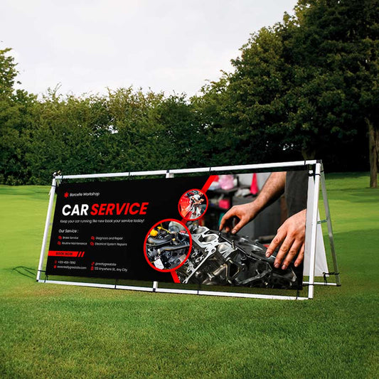 Custom A Frame Banner Display 8ft