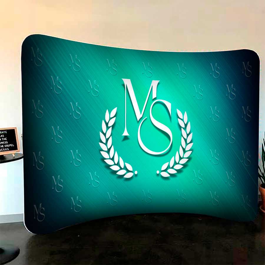 Custom Tension Backdrop Display - Curve