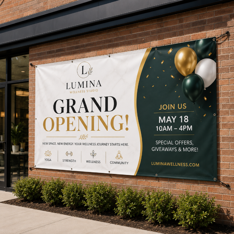 local dallas vinyl banner