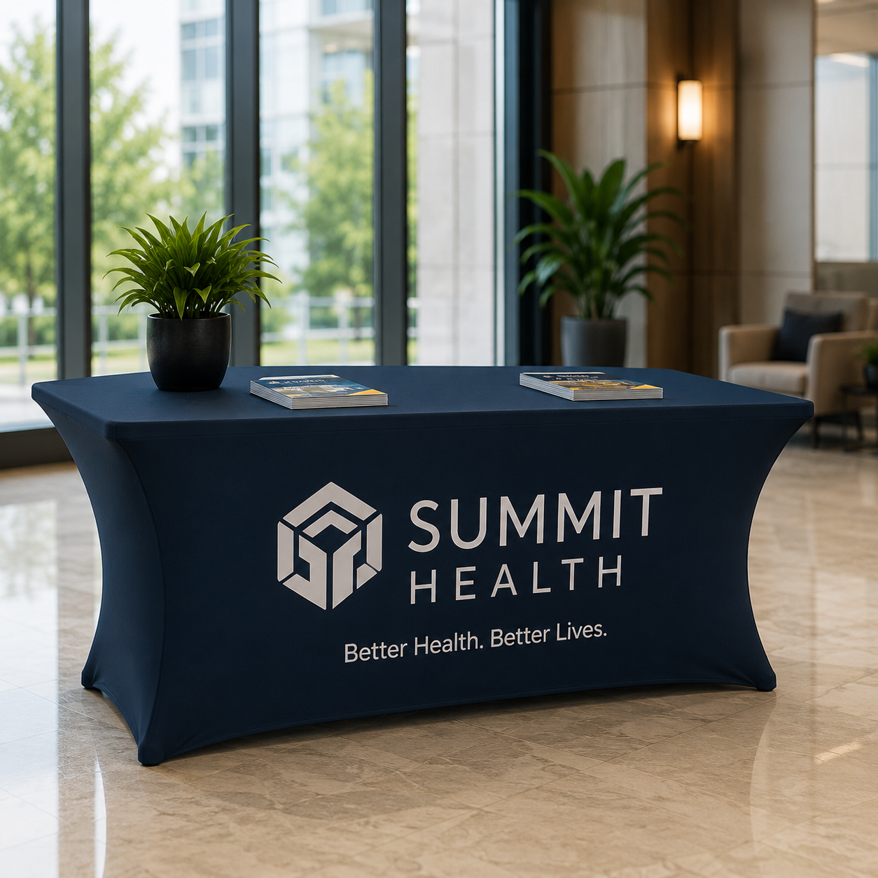 Custom Stretch Table Cover